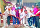 पूर्व नपा अध्यक्ष रेखराम बंछोर ने किया भूमिपूजन