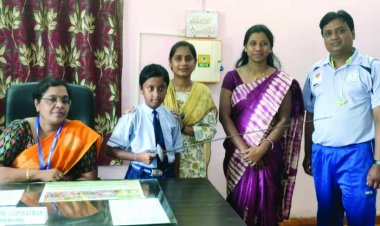 नासिक में आयोजित नेशनल फेसिंग प्रतियोगिता में जजंगिरी के छात्र लाभेश का चयन