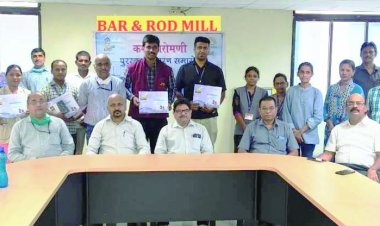 बीआरएम के कर्मठ कार्मिक शिरोमणि पुरस्कार से सम्मानित