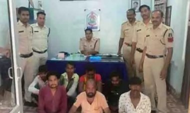 लूट, नकबजनी, आर्म्स एक्ट के 7 वारंटी गिरफ्तार