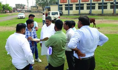 मेयर नीरज पाल ने आत्मानंद स्कूल का किया निरीक्षण, स्कूल निर्माण के कार्यों की प्रोग्रेस लेकर कार्य शीघ्र पूर्ण करने के दिए निर्देश