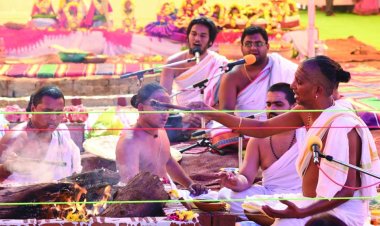 स्कन्दषष्ठी रजत जयंती समारोह का आयोजन, गौ पूजा से हुई दूसरे दिन की शुरुआत