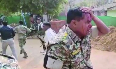 ग्रामीणों के हमले से एसपी हुए लहूलुहान