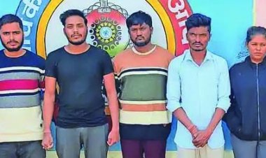 कपड़े बेचने की फैशन कंपनी बनाकर कई लोगों को ठगा, महिला सहित पांच गिरफ्तार