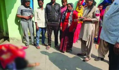 पत्नी का गला घोंटकर लटका दिया फंदे पर और खूद ही दीवाल पर लिखा-मेरा पति निर्दोष है, मैं खुद मर रही हूं