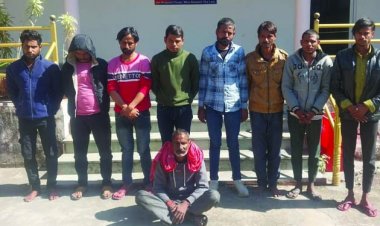 पुलिस ने अभियान चलाकर आदतन बदमाशों को पकड़ा