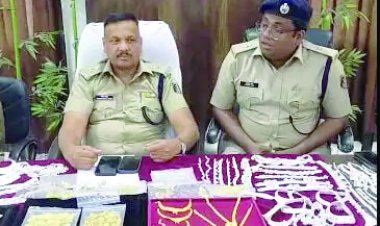 40 लाख के सोना-चांदी के साथ 2 ज्वेलरी चोर गिरफ्तार 