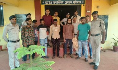 चोरी  गये कृषि उपकरण सहित 15 लाख रुपए का सामान जप्त, 6 गिरफ्तार