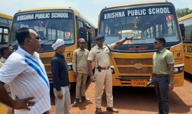 262 स्कूल बसों की हुई जांच, 38 बसो में खामियां, दुर्ग यातायात पुलिस ने लगाया 50 हजार का जुर्माना