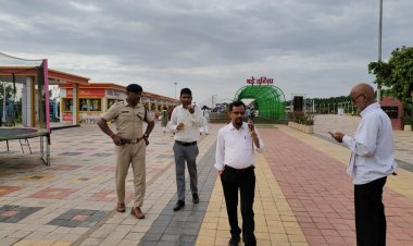 जिला दण्डाधिकारी एवं SP दुर्ग के निर्देश पर बड़े तरीया उद्यान ,कुम्हारी के टिकिट काउंटर एवं पार्किग स्थल में किये गये बदलाव