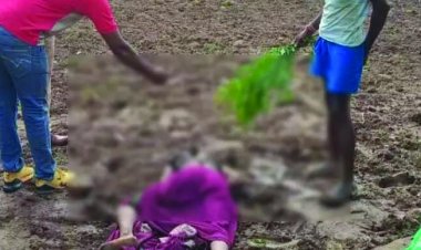 चरित्र शंका:  पति ने अपनी पत्नी पर फावड़े से हमला कर उतारा मौत के घाट