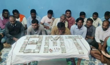 भाजपा पार्षद समेत 23 लोग जुआ खेलते पकड़े गए, 12लाख 37 हजार 500 रुपए जब्त