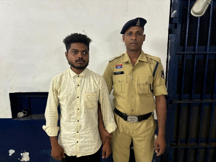 धारदार चाकू से मारकर गंभीर चोट पहुंचाने वाले आरोपी को पुलिस ने भेजा जेल