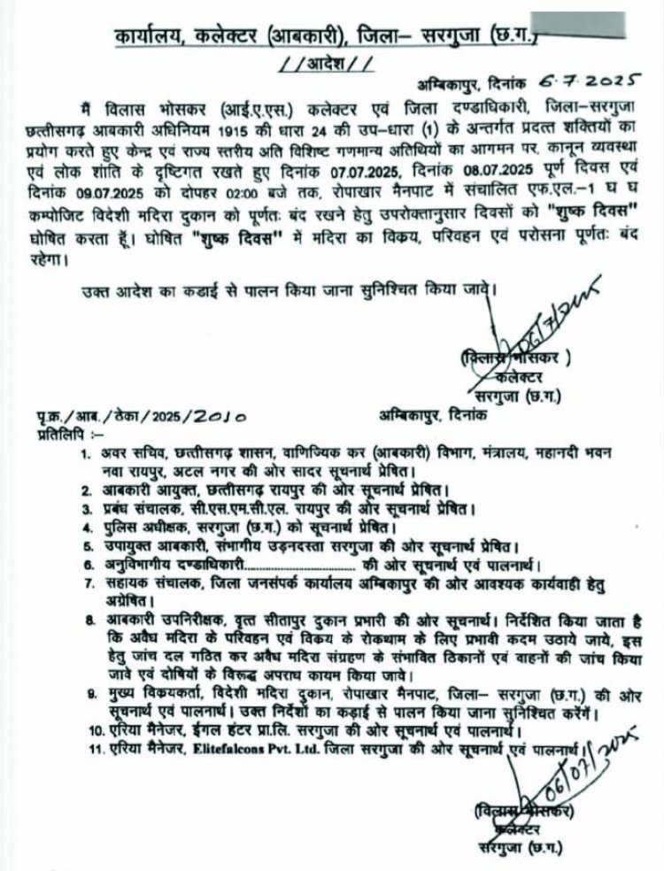 आज और कल दो दिन शराब की दुकानें बंद