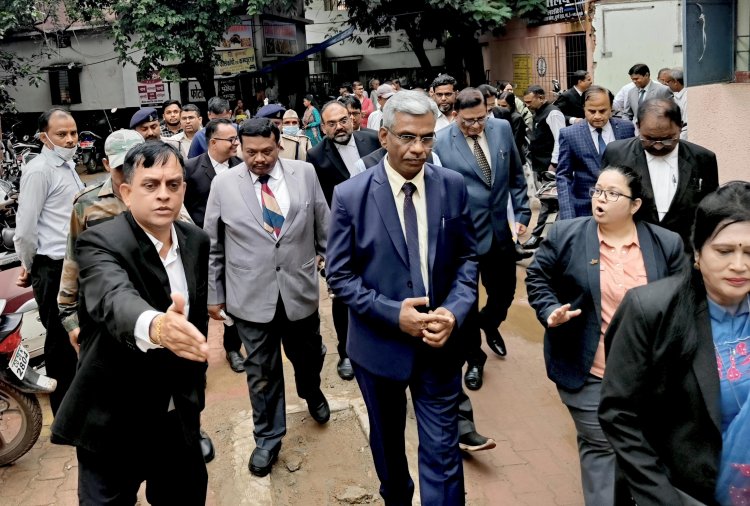 दुर्ग पहुंचे हाईकोर्ट जज पार्थ प्रीतम साहू, अधिवक्ताओं की समस्याएं सुनीं