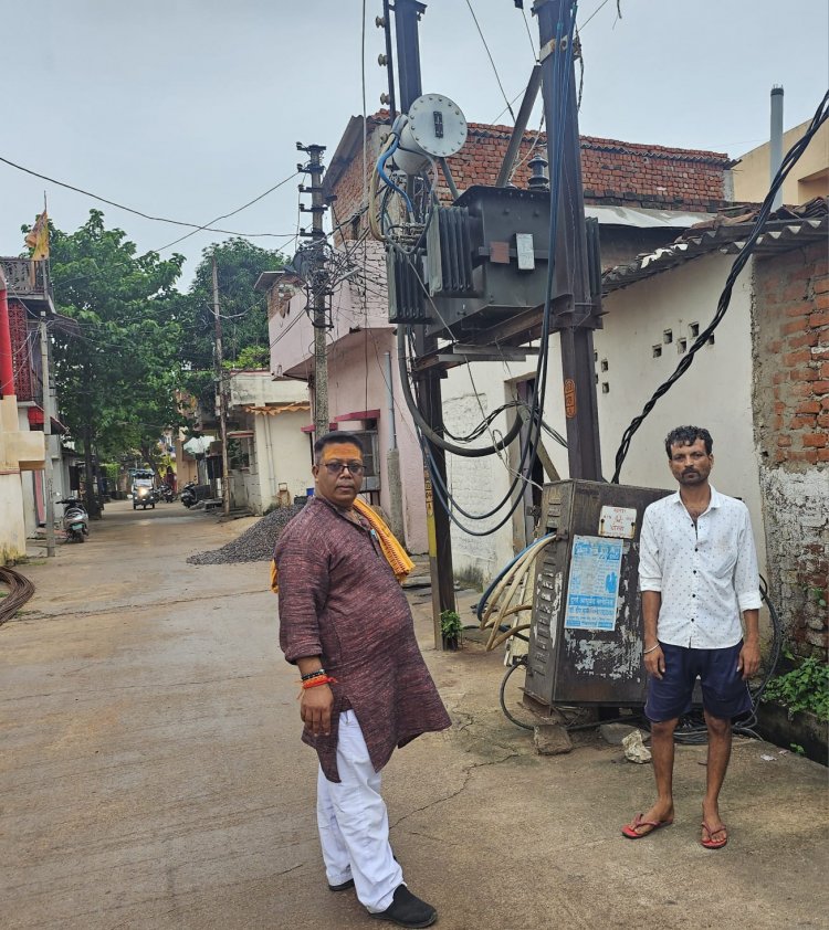 भिलाई में जर्जर ट्रांसफार्मर बना खतरे का कारण: बारिश में करंट का बढ़ा खतरा, स्थानीयों ने उठाई आवाज़
