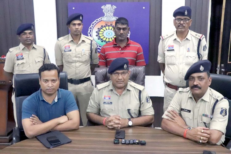 भिलाई: 30 मंदिरों में चोरी करने वाला आरोपी गिरफ्तार, सीसीटीवी और त्रिनयन ऐप से मिली सफलता