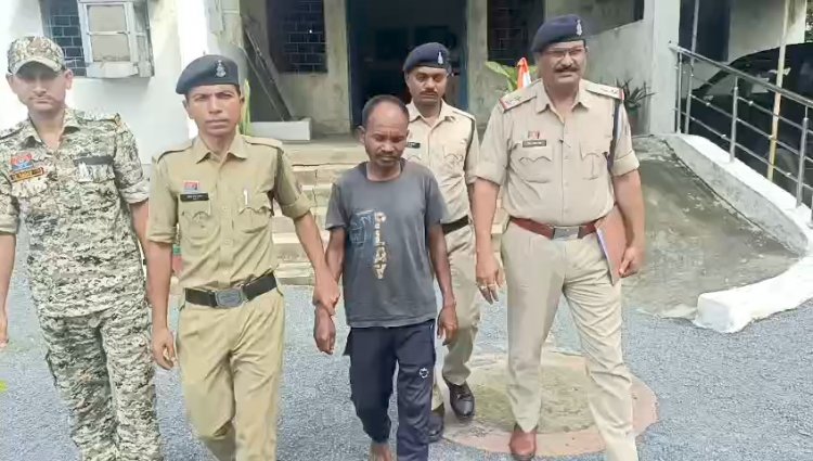 गला घोंटकर की पत्नी की हत्या, लाश तालाब में फेंक पति ने थाने में किया सरेंडर