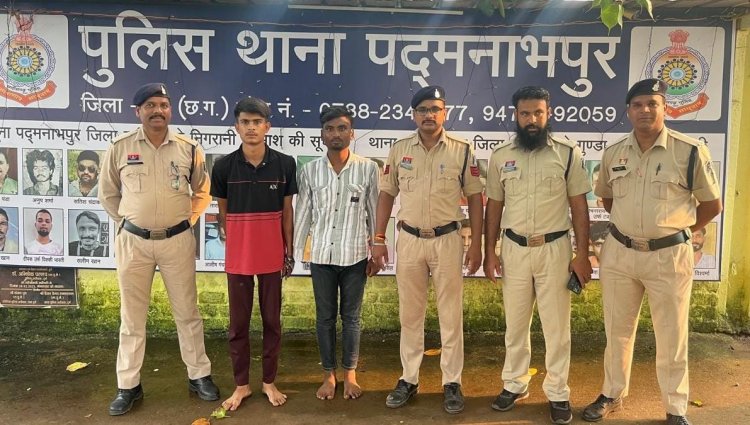 दुर्ग-भिलाई के 6 मंदिरों में चोरी करने वाले 2 चोर गिरफ्तार