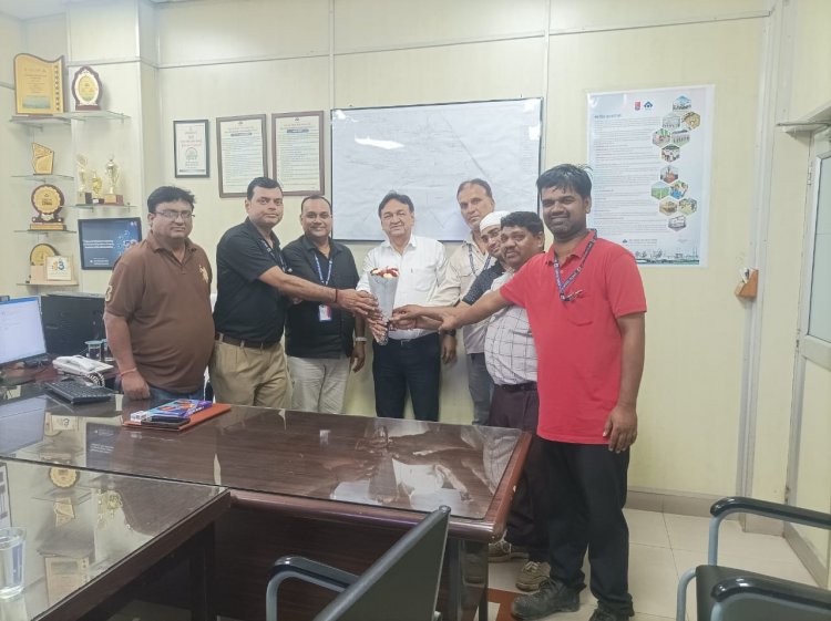 बीएसपी वर्कर्स यूनियन और सीजीएम मैकेनिकल की बैठक, कर्मचारियों की सुरक्षा और मैनपावर पर हुई चर्चा