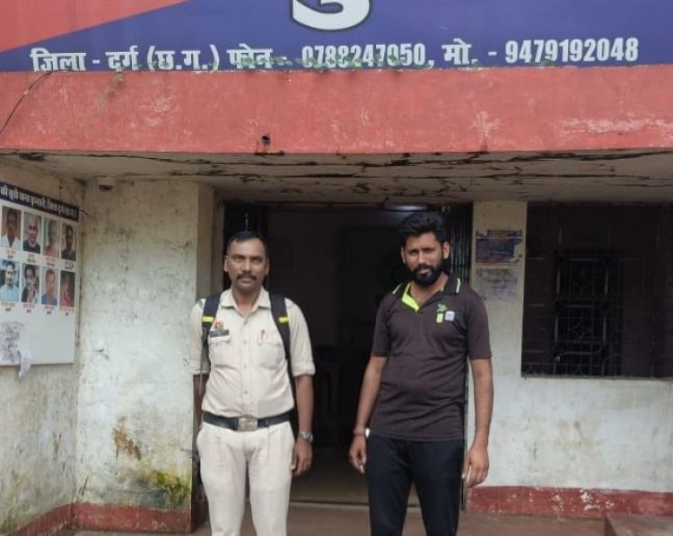 कुम्हारी पुलिस की कार्रवाई, 4 ग्राम हेरोइन के साथ आरोपी गिरफ्तार