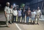 सूर्या मॉल में महिला से छेड़छाड़ और पुलिस से मारपीट करने वाले पांच आरोपी गिरफ्तार