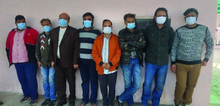 विदेश में बैठे साइबर ठगों के लिए काम करने वाले नेटवर्क का पर्दाफाश,  8 आरोपी गिरफ्तार