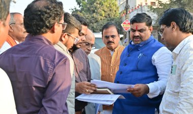 मंत्री गजेन्द्र यादव की पहल, दुर्ग-भिलाई को जोड़ने हाईवे किनारे सर्विस लेन कार्य प्रारंभ