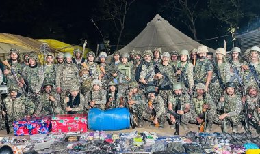 नारायणपुर में ITBP की बड़ी कार्रवाई, नक्सलियों का छिपाया डंप बरामद