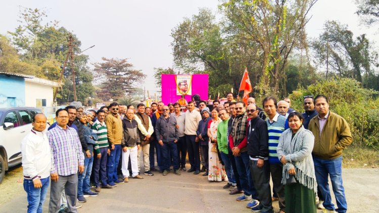 नेताजी की 129वीं जयंती पर भिलाई में निकली भव्य प्रभात फेरी, देशभक्ति के नारों से गूंजा शहर