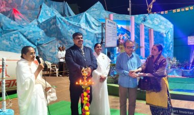 आनंद सरोवर बघेरा में शिव दर्शन आध्यात्मिक मेला का शुभारंभ, मंत्री गजेन्द्र यादव ने किया दीप प्रज्ज्वलित