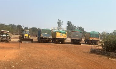 दुर्ग जिला प्रशासन ने की अवैध उत्खनन पर बड़ी कार्रवाई, एक जेसीबी, एक ट्रेक्‍टर और चार हाईवा जब्त