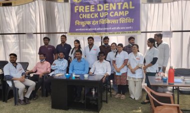 निःशुल्क दंत शिविर में 100 से अधिक पुलिस अधिकारी-कर्मचारियों ने कराया परीक्षण