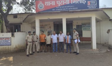 भिलाई-03 में सट्टा जुआ पर पुलिस का बड़ा एक्शन, 5 आरोपी गिरफ्तार, लाखों रुपए नकदी जब्त
