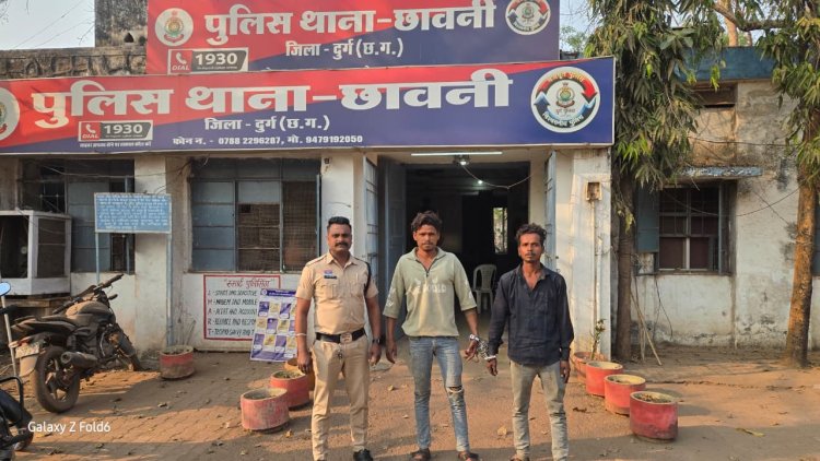 पावर हाउस चौक पर धारदार हथियार लहराने वाला युवक गिरफ्तार