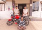 रात में राहगीर को रोककर लूट करने वाले एक नाबालिग सहित दो पकड़े गए