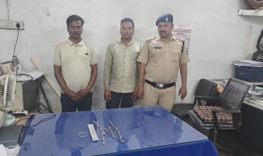 नकली पायल देकर ज्वेलरी दुकान में ठगी, अंतर्राज्यीय गिरोह के दो आरोपी गिरफ्तार