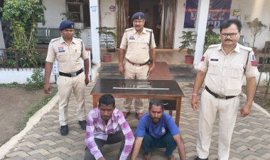 सूने मकान में चोरी करने वाले दो आरोपी गिरफ्तार, 2 लाख के जेवर बरामद