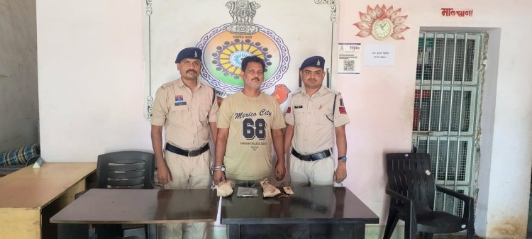दुर्ग पुलिस की बड़ी कार्रवाई: देशी कट्टा और 2 लाख नकद के साथ आरोपी गिरफ्तार