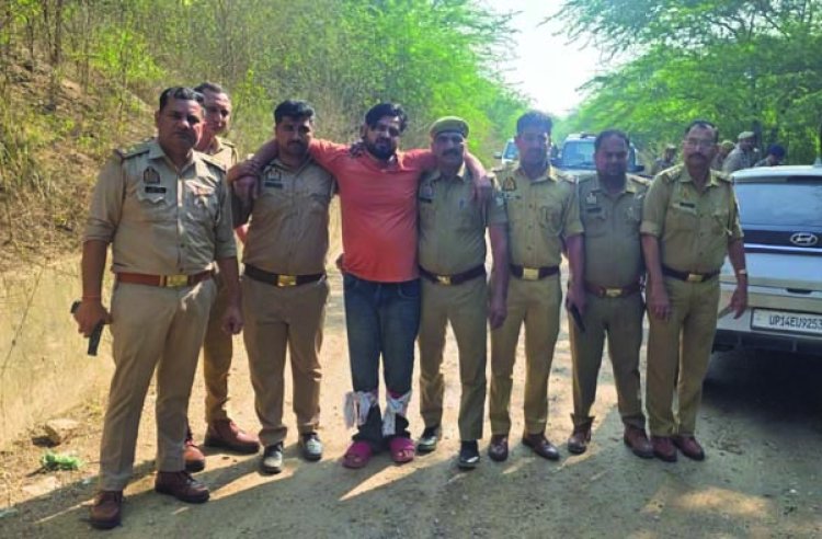 कूड़ा जलाने के विवाद में एलएलबी छात्र की हत्या, मुख्य आरोपी एनकाउंटर के बाद गिरफ्तार