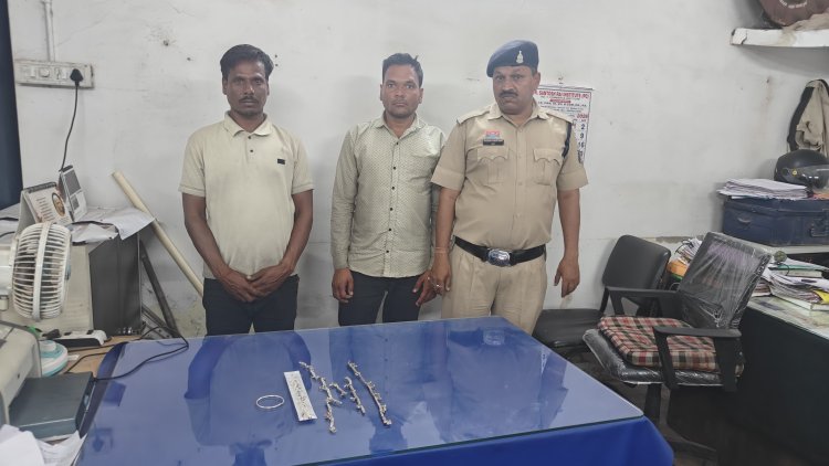 नकली पायल देकर ज्वेलरी दुकान में ठगी, अंतर्राज्यीय गिरोह के दो आरोपी गिरफ्तार