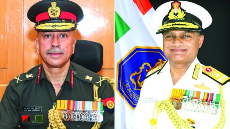 देश को मिला नया सीडीएस: लेफ्टिनेंट जनरल एनएस राजा सुब्रमणि संभालेंगे कमान, वाइस एडमिरल कृष्णा स्वामीनाथन बने नौसेना प्रमुख