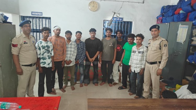 दुर्ग में युवक की हत्या, 9 आरोपी गिरफ्तार