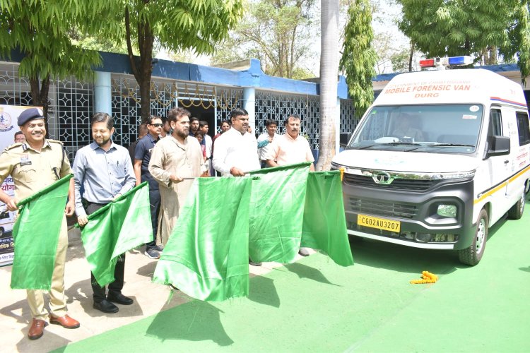 मोबाइल फोरेंसिक वैन सेवा का शुभारंभ, वैज्ञानिक अनुसंधान को मिलेगी नई गति