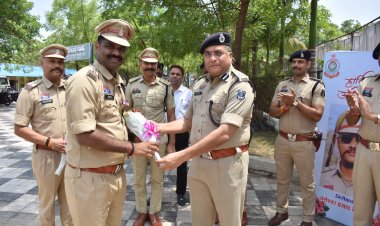 शौर्य चक्र से सम्मानित दो पुलिस अधिकारियों का दुर्ग में नागरिक अभिनंदन