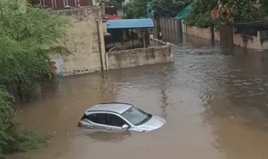 पहली बारिश में डूबा भिलाई, निगम के दावों पर फिर उठे सवाल