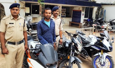 अंतरजिला बाइक चोर गिरफ्तार, भिलाई, रायपुर और बिलासपुर से चोरी की 3 मोटरसाइकिल बरामद