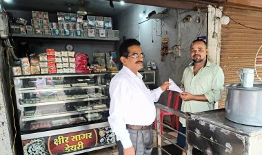 सिंगल यूज प्लास्टिक और सड़क बाधा पर निगम का एक्शन, 1100 रुपये का जुर्माना