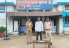 सड़क पर आने-जाने वालों को धमका रहा था मेहताब कुरैशी; पुलिस ने स्टील का धारदार हथियार जब्त कर रिमांड पर भेजा