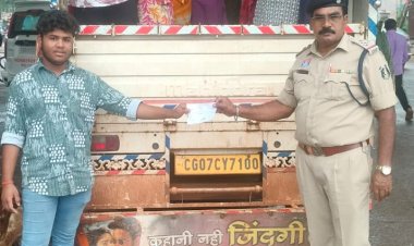 मालवाहक वाहनों में सवारी बैठाना पड़ा भारी, 10 वाहनों पर कार्रवाई